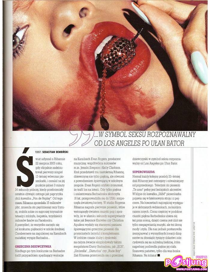 Rihanna @ CKM Magazine Poland July 2011