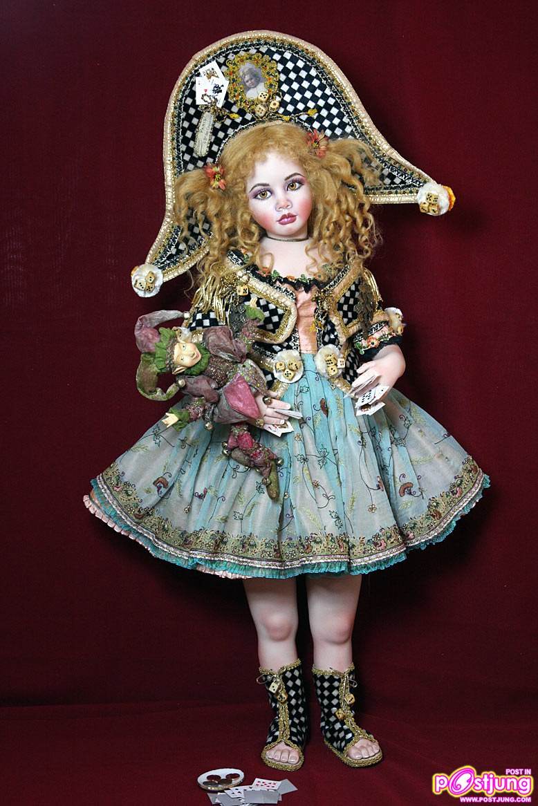ตุ๊กตาประดับชุดด้วยของ antique หายาก