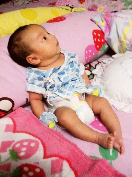 น้องนับเงิน น่ารักมาก คุณแม่สวย คุณพ่อก็หล่อค่า