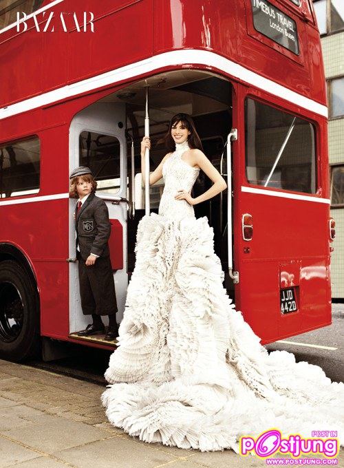 Anne Hathaway @ Harper’s Bazaar August 2011