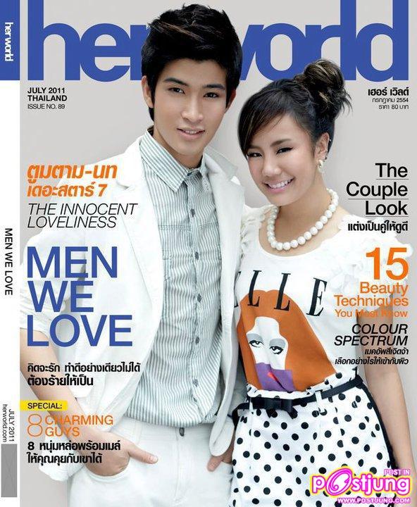 ตูมตาม & นท @ HER WORLD no.89 July 2011