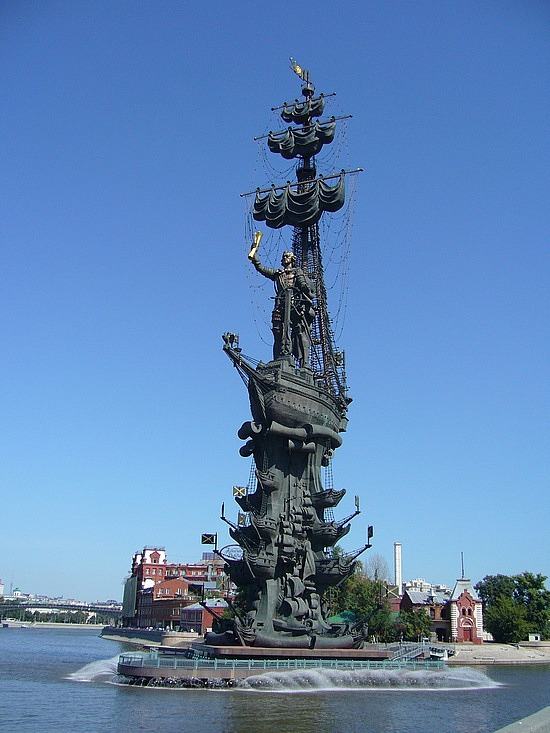 Statue of Peter I, Moscow, Russia96 เมตร