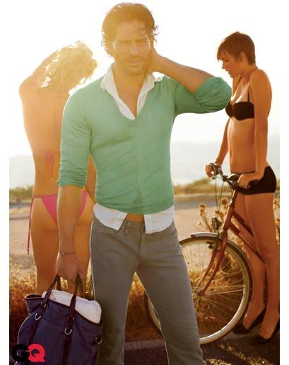 Hottie! Joe Manganiello goes shirtless @ GQ Magazine July 2011