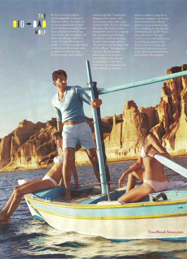 Hottie! Joe Manganiello goes shirtless @ GQ Magazine July 2011