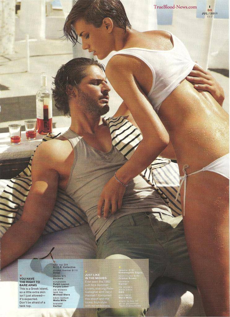 Hottie! Joe Manganiello goes shirtless @ GQ Magazine July 2011