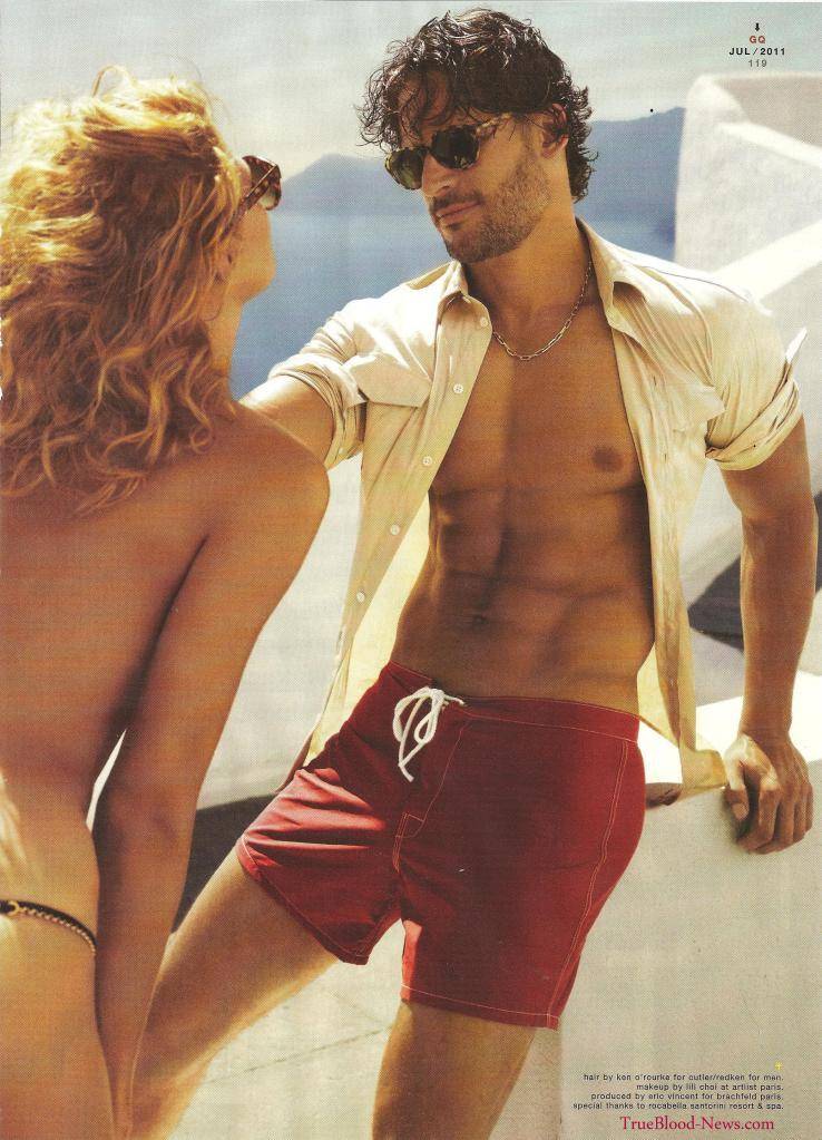 Hottie! Joe Manganiello goes shirtless @ GQ Magazine July 2011