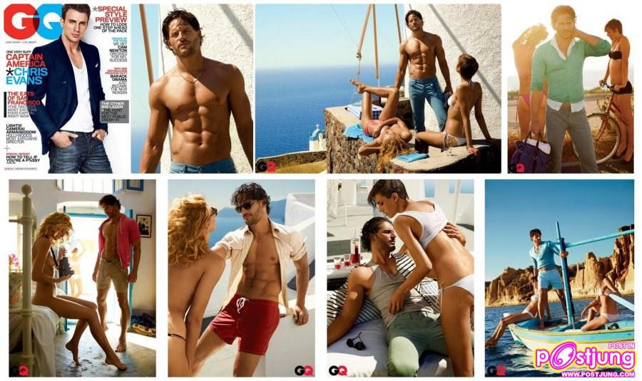 Hottie! Joe Manganiello goes shirtless @ GQ Magazine July 2011