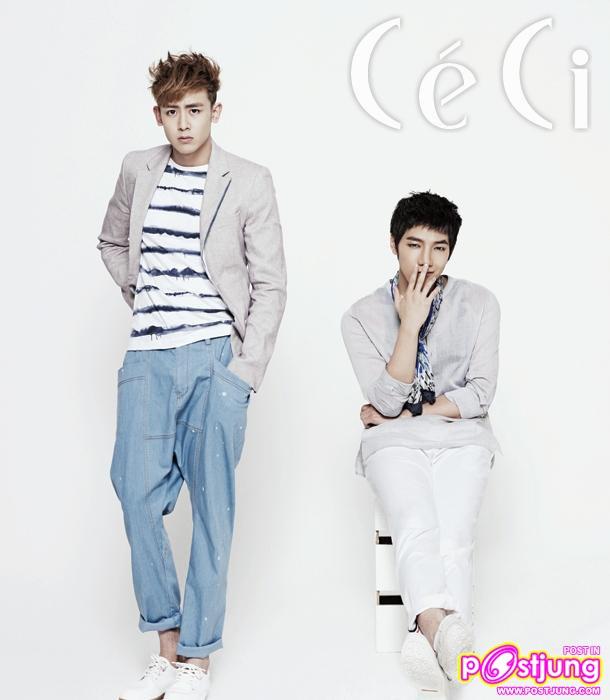 2PM photoshoot for CeCi June 2011