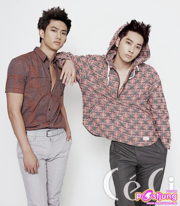 2PM photoshoot for CeCi June 2011