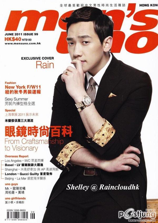 Rain @ MEN'S UNO Hong Kong MAGAZINE JUNE 2011