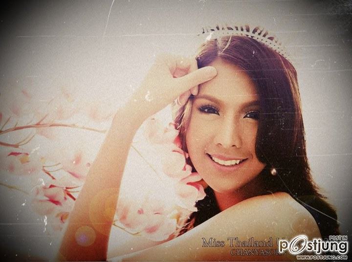 19 August 2011 " ฟ้า " เดินทางไปประกวด Miss Universe 2011