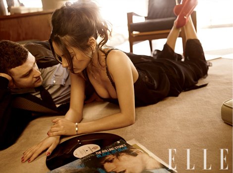 Justin Timberlake & Mila Kunis @ Elle August 2011
