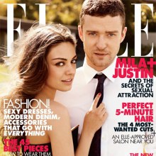 Justin Timberlake & Mila Kunis @ Elle August 2011