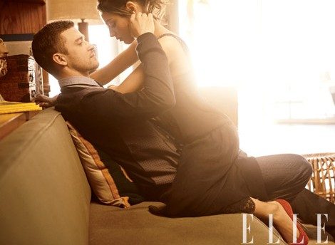 Justin Timberlake & Mila Kunis @ Elle August 2011