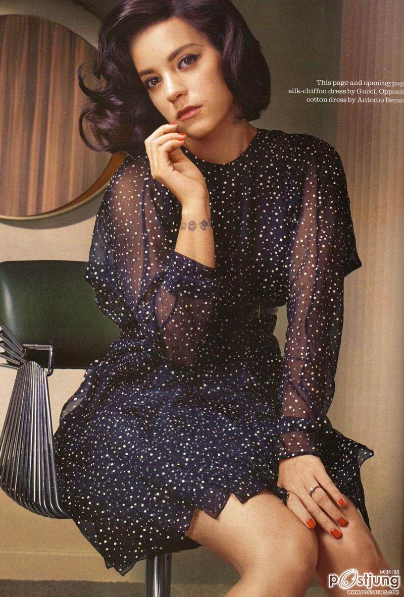 Lily Allen @ Elle Magazine UK August 2011