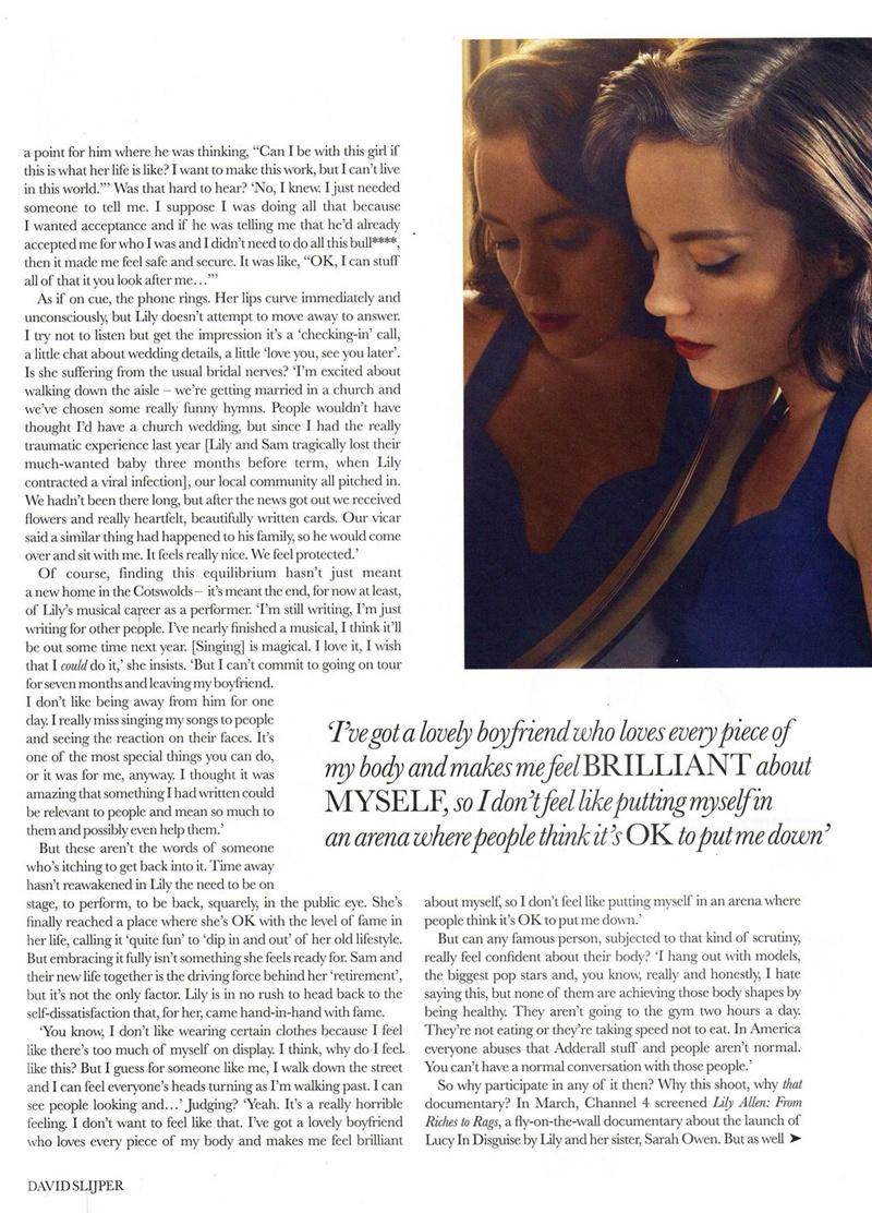 Lily Allen @ Elle Magazine UK August 2011