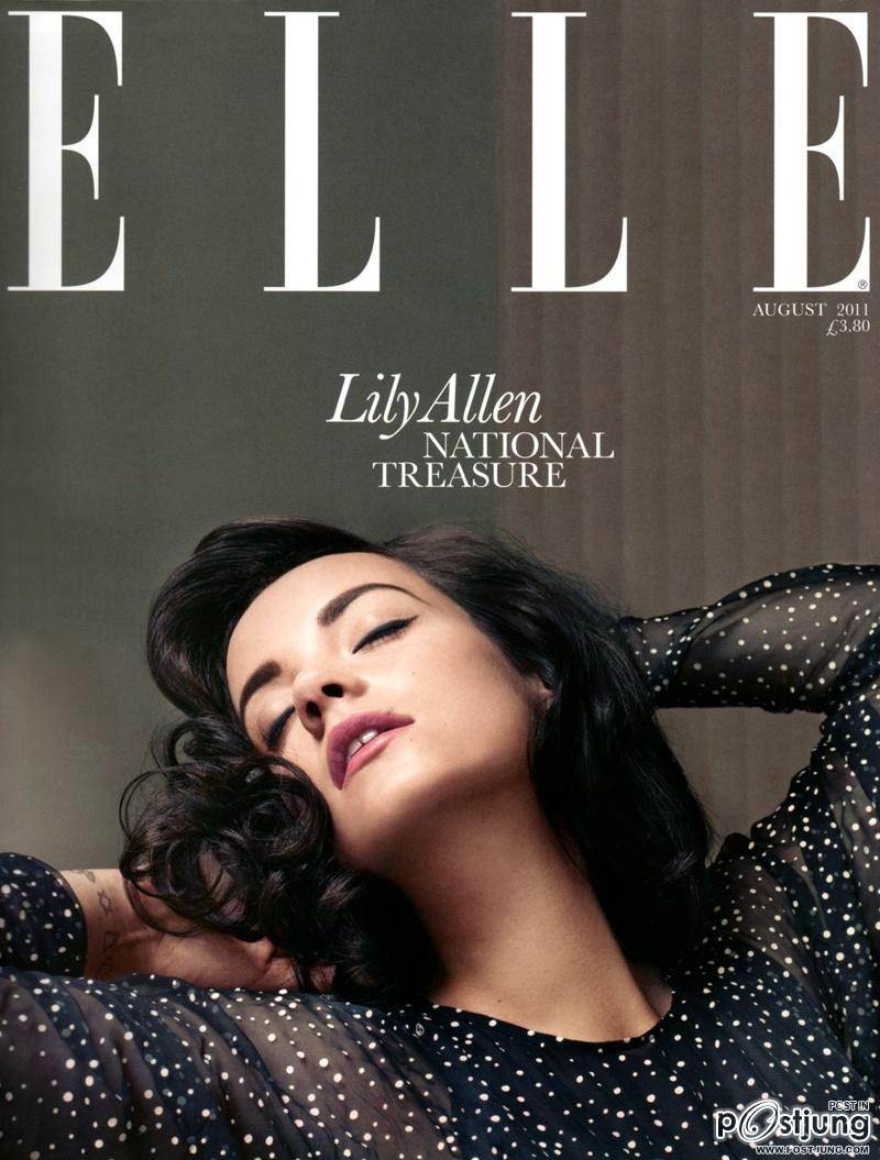Lily Allen @ Elle Magazine UK August 2011