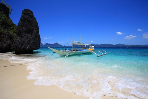 4. ชายหาดใน Palawan ฟิลิปปินส์