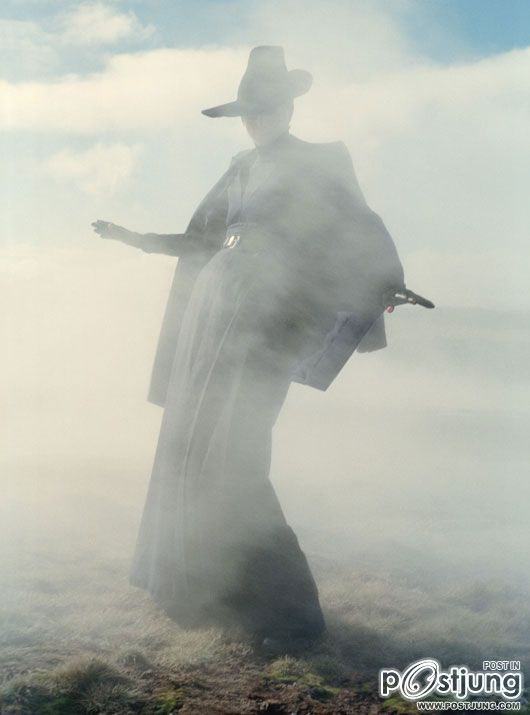 Tilda Swinton @ W Magazine August 2011