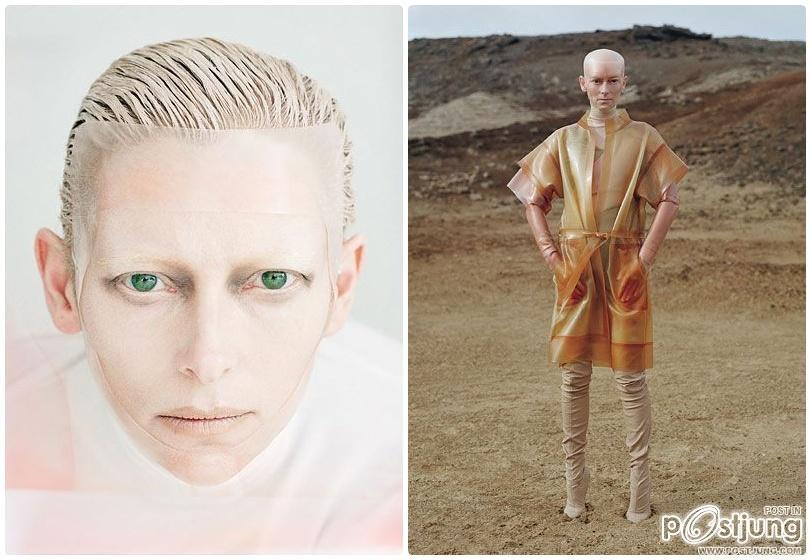 Tilda Swinton @ W Magazine August 2011
