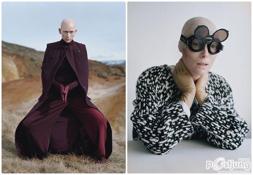 Tilda Swinton @ W Magazine August 2011
