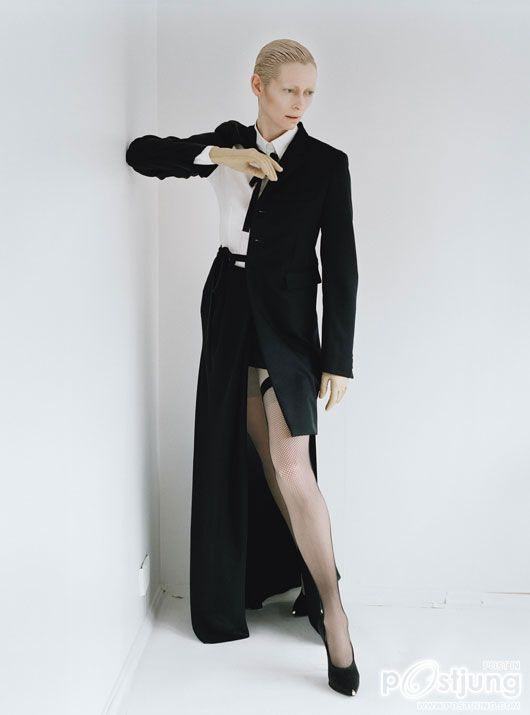 Tilda Swinton @ W Magazine August 2011