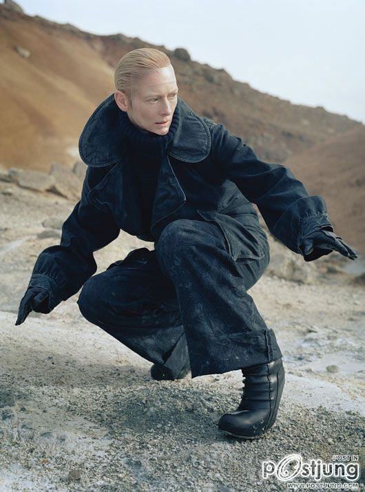 Tilda Swinton @ W Magazine August 2011