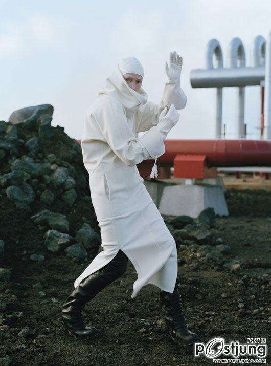 Tilda Swinton @ W Magazine August 2011