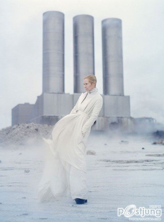 Tilda Swinton @ W Magazine August 2011