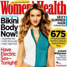 Rosie Huntington Whiteley @ Women’s Health Magazine July 2011