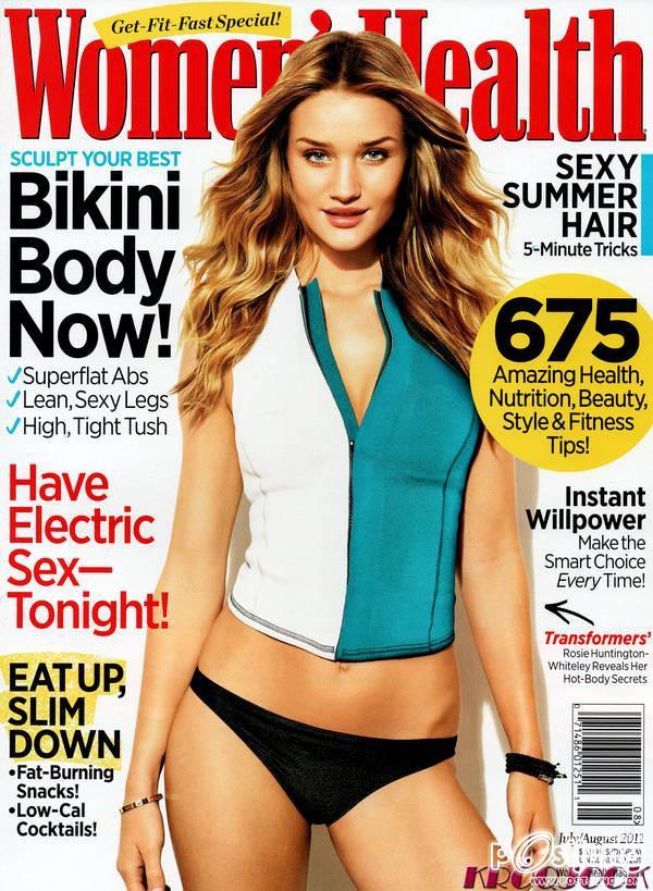 Rosie Huntington Whiteley @ Women&rsquo;s Health Magazine July 2011