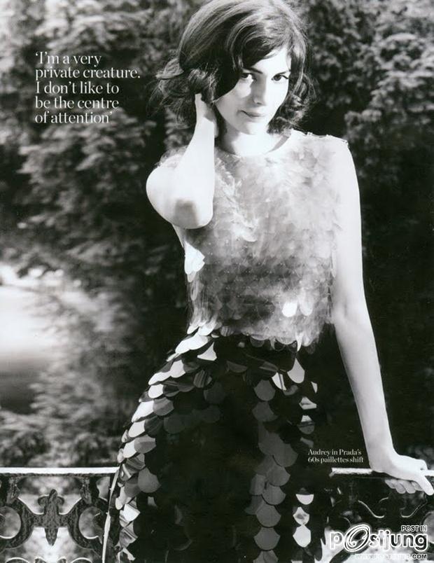 Audrey Tautou @ Marie Claire UK August 2011