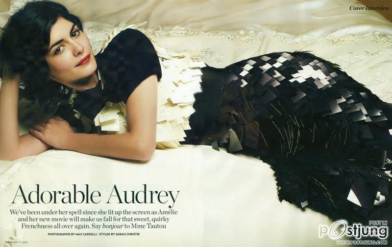 Audrey Tautou @ Marie Claire UK August 2011