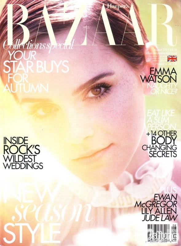 Emma Watson @ Harper’s Bazaar UK August 2011