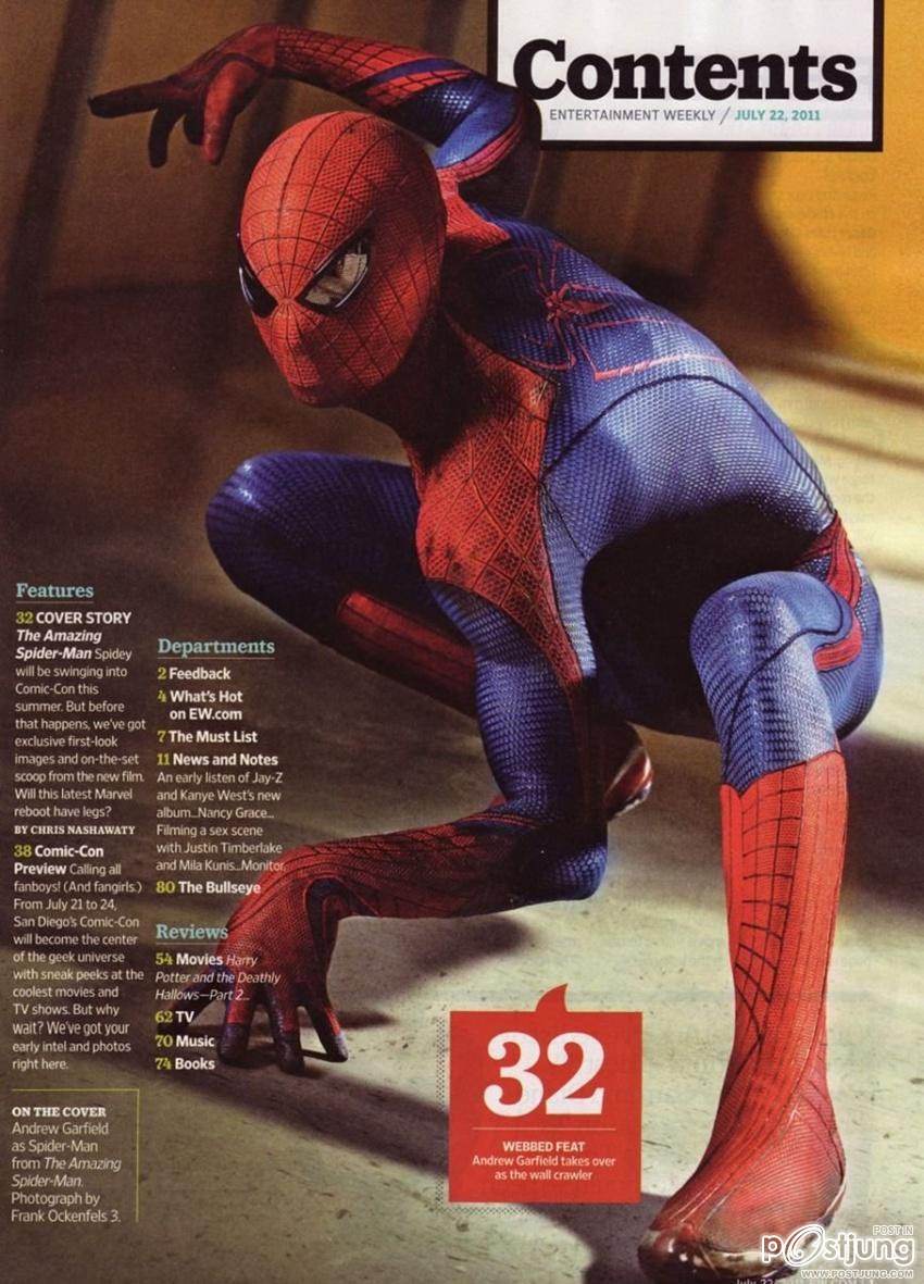 [Andrew Garfield] The Amazing Spider-Man @ Entertainment Weekly July 2011