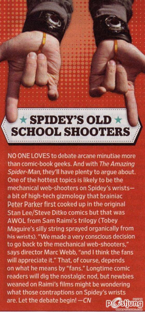 [Andrew Garfield] The Amazing Spider-Man @ Entertainment Weekly July 2011