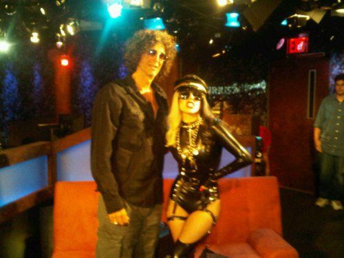 Lady Gaga at Howard Stern