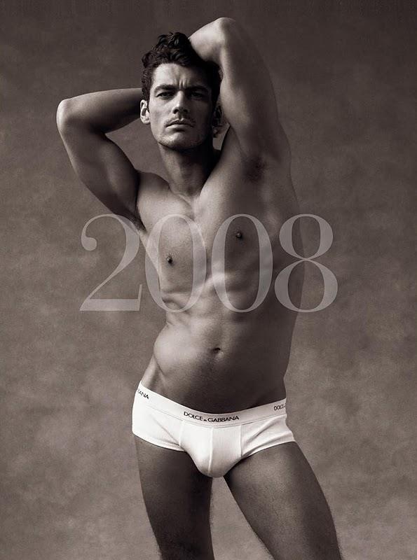 the Dolce&Gabbana 2008 calendar featuring David Gandy by Mariano Vivanco
