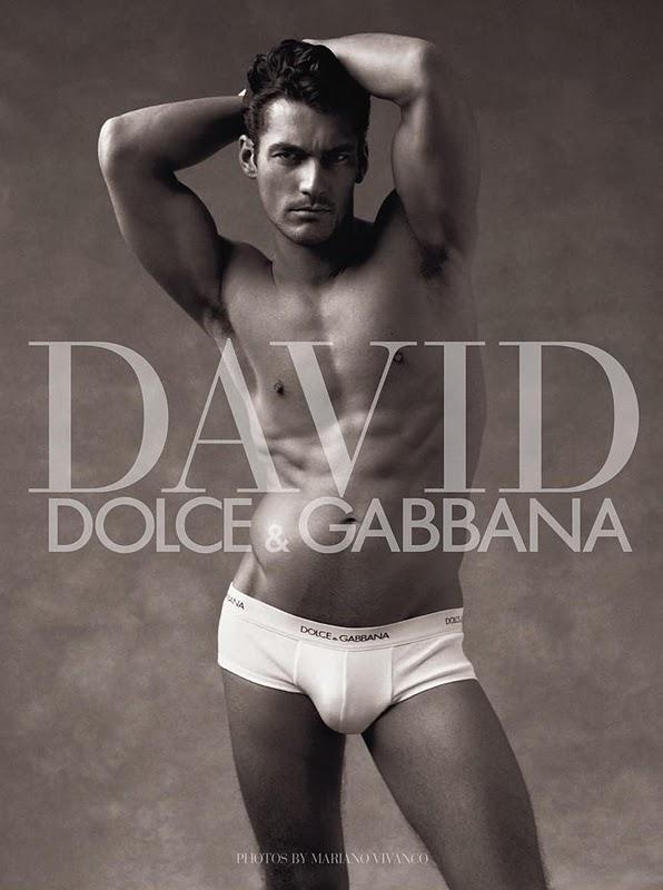 the Dolce&Gabbana 2008 calendar featuring David Gandy by Mariano Vivanco