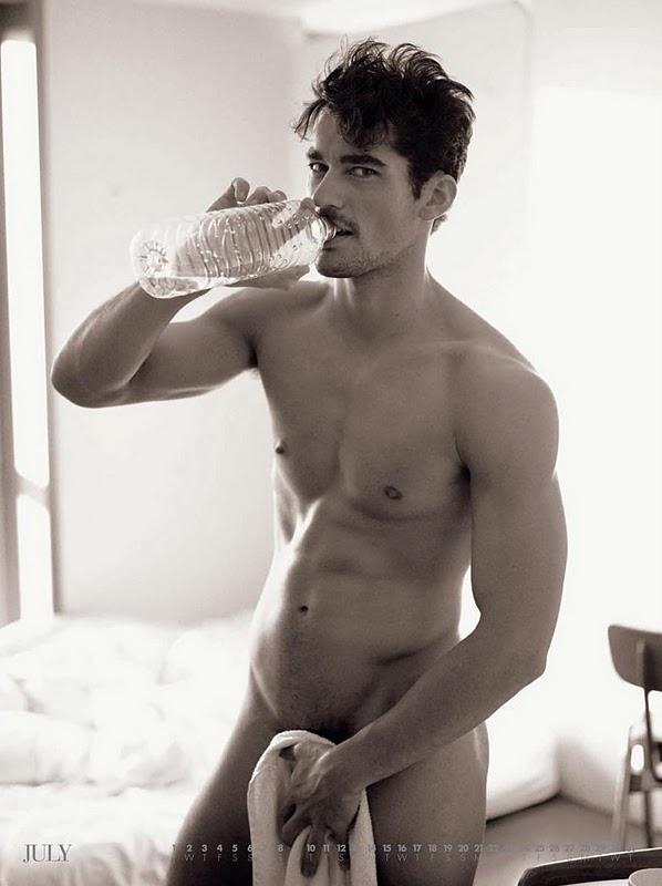 the Dolce&Gabbana 2008 calendar featuring David Gandy by Mariano Vivanco