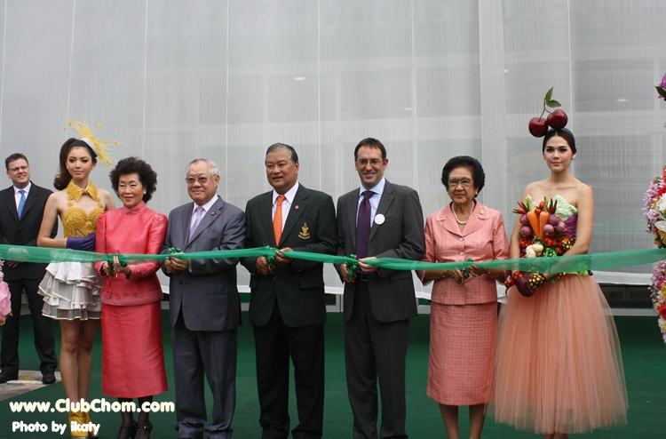 ชมพู่ อารยา ในชุดผักผลไม้งาน &lrm;Grand Opening @ Lotus Extra Rama4