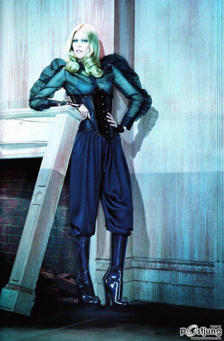 Claudia Schiffer @ Vogue Germany August 2011