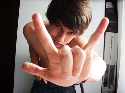 วัยรุ่นฝรั่ง หล่อๆดูดี เหมาะกับคนดีๆอย่างนู๋มากค่ะ คริคริ ^o^