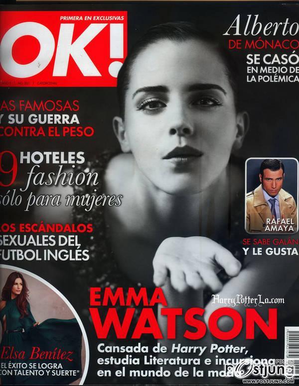 Emma Watson @ OK Magazine Mexico August 2011