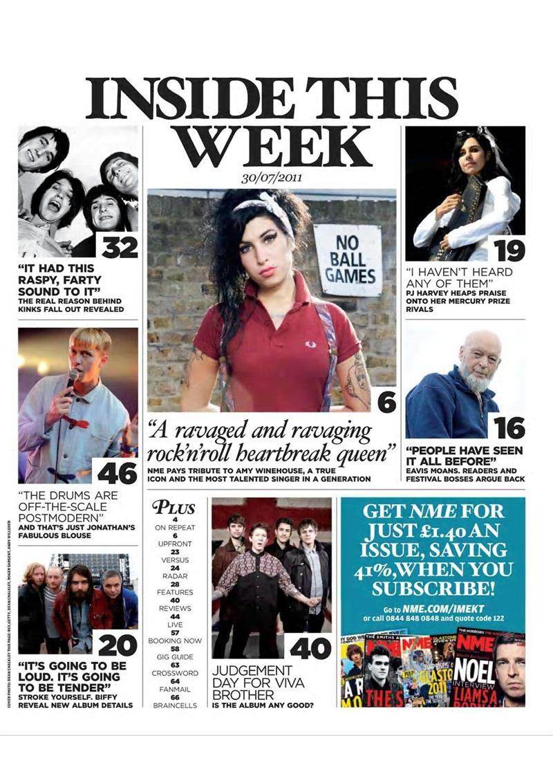 Amy Winehouse @ NME 30 July 2011
