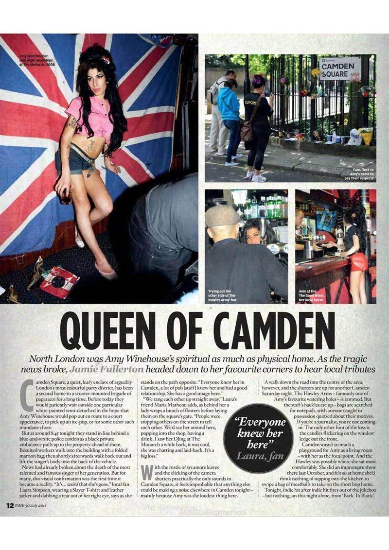 Amy Winehouse @ NME 30 July 2011
