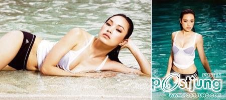 ตัวเปียก นมหก อกทะลัก!! คนดังสุดเซ็กซี่