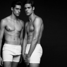Twins supermodel Jordan and Zac Stenmark