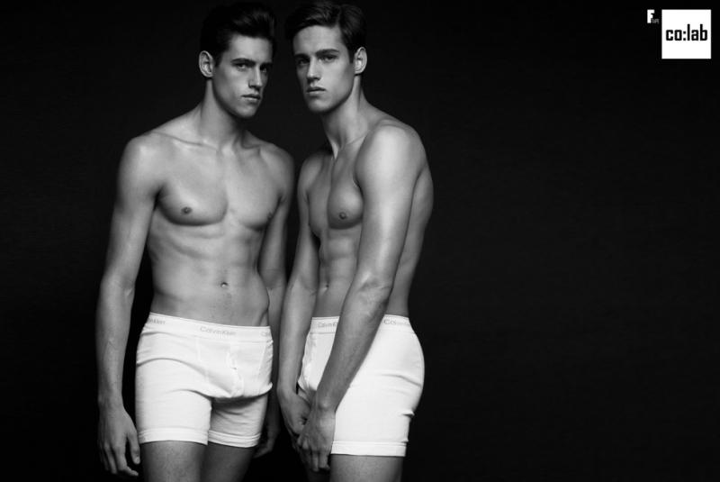 Twins supermodel Jordan and Zac Stenmark