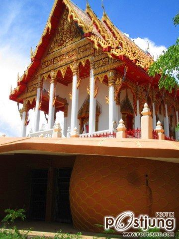 พระอุโบสถบนหลังเต่าแห่งเดียวในโลก วัดพานิชธรรมิการาม วัดในตำบลหนองเต่า อำเภอบ้านหมี่ จังหวัดลพบุี